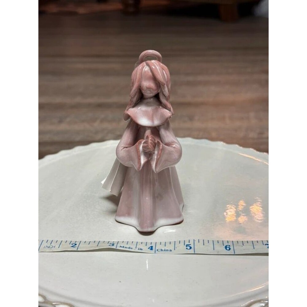 Ulrike "Uli" Groiss Hoopes handmade glazed angel